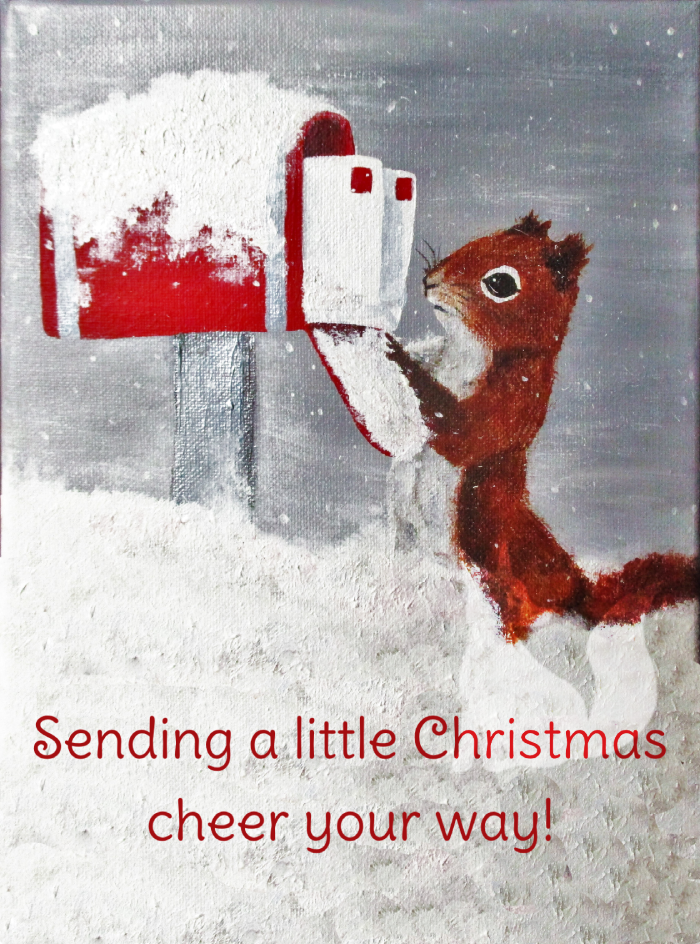Winter Greetings Christmas card